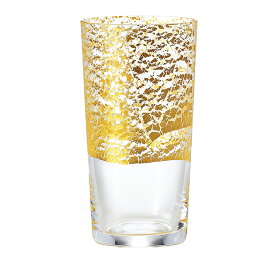 東洋佐々木ガラス タンブラー 江戸硝子　金玻璃 冷酒杯吟醸 天空 ゴールド 約130ml