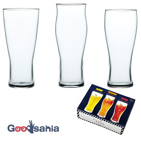 東洋佐々木ガラス ビールグラス ビヤーグラスセット 3個セット クリア 410ml 390ml 360ml G071-T277