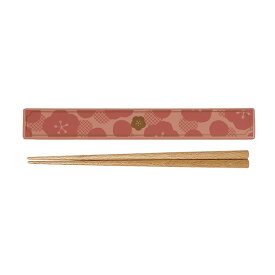 竹中 箸 箸箱セット Umeka ピンク 約19.1×2.7×1.2cm T-06605 【メール便】