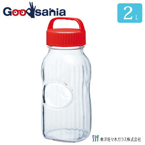 東洋佐々木ガラス 保存容器 漬け上手 うめ編 2L 2000ml 日本製 梅びん 果実酒瓶 ガラス容器 保存瓶 梅酒 瓶 果実酒 漬物 ガラス I-77861-R-C-JAN( びん 梅びん 果実酒瓶 梅瓶 果実酒びん )