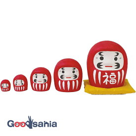 ヤマコー 置物 はりこーシカ だるま 赤 11×11×12cm 780105 ( てまひま工房 和紙 お祝い プレゼント ギフト 張り子 箱入 インテリア 和雑貨 魔除け 七転八起 縁起 )