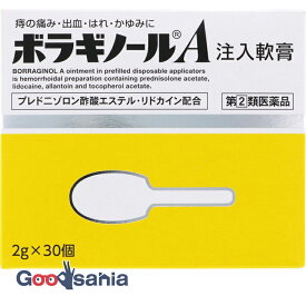 【第(2)類医薬品】 ボラギノール A注入軟膏 2g×30個