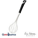 貝印 KAI KaiHouse SELECT ローズ 泡立て 日本製 ブラック 約28.5×6.5×6.5cm DE5858 ( 泡立て器 ウィスク ステンレ…