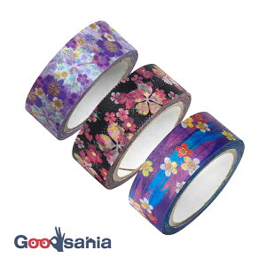 yҏIő400~OFFN[|zzzJ~C\Y }XLOe[v kimono 25 (qEȕqER×e1) { 15mm×3Zbg GR-0543 ( }Xe Zbg a  ͂ 蒠 