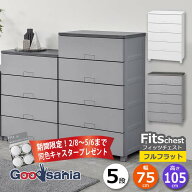 【期間限定！ キャスター プレゼント 2/28〜5/6まで】 天馬 チェスト Fits フィッツチェスト フルフラッ…