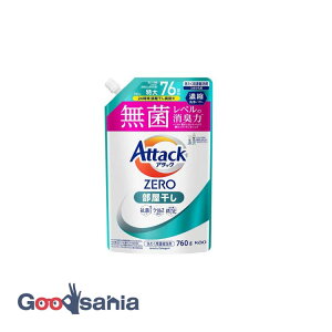 アタックZERO 部屋干し つめかえ 760g
