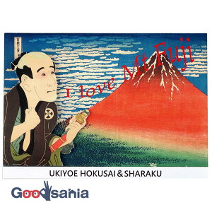 ɗ\[Z^[ XebJ[ Wall Ukiyoe Deco Museum kցʊy I Love Mt.Fuji 10×14cm { wum-045 ( ǎXebJ[ EH[XebJ[ G )