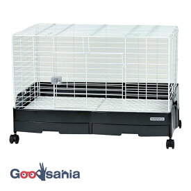 三晃商会 イージーホーム エボ 80 BK ( C61 小動物 飼育ケージ ケージ 小動物用ケージ うさぎ モルモット サンコー 黒 )
