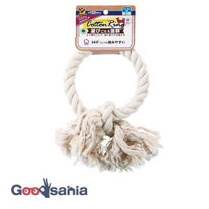 ドギーマンハヤシ コットンリング M ( 犬のおもちゃ 犬 デンタルトイ デンタル玩具 犬用 コットン ロープ リング 輪 中型犬用 )