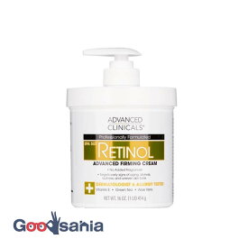 ADVANCED CLINICALS レチノール アドバンスド ファーミングクリーム 454g