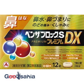 【第(2)類医薬品】★ ベンザブロックSプレミアムDX 12カプレット