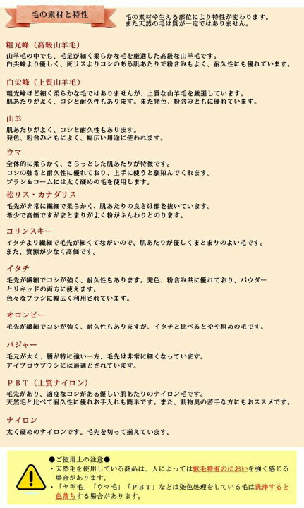 志々田清心堂 チークブラシ (US-02) 日本製 【メール便】 Goodsania 志々田清心堂 フェイスブラシ (MK-561) 日本製