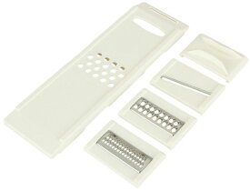 貝印 KAI KaiHouse SELECT スライサー カセット式調理器 セット ( スライス / 千切 / ツマ切 / おろし ) ホワイト DH7077 ( 調理 千切り器 下ごしらえ )