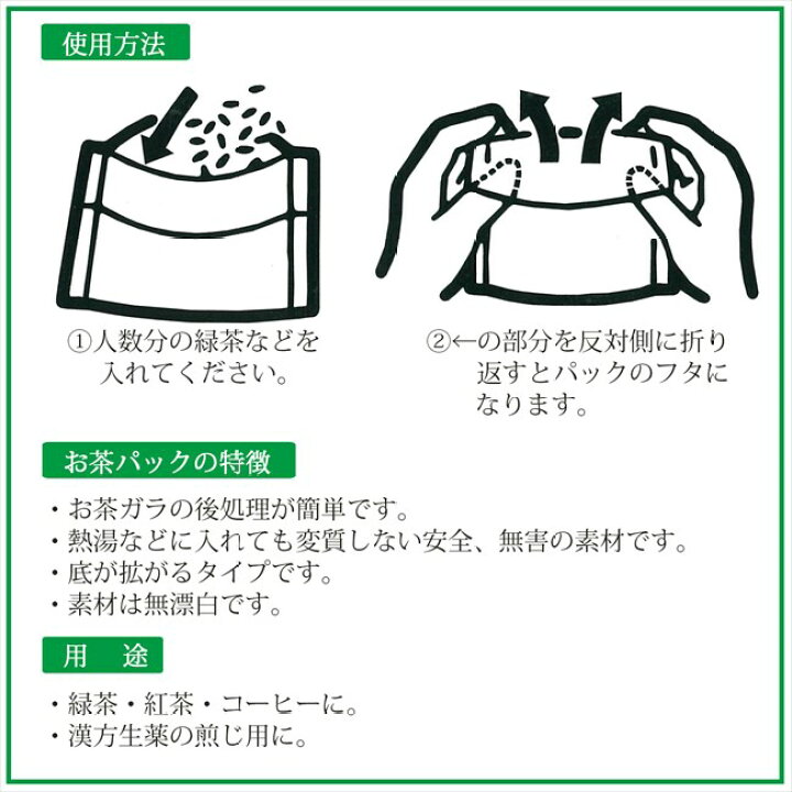 楽天市場 全家協 お茶パック プロリーブ コットン生まれのお茶パック 日本製 60枚入 4個パック 9 5 7cm 計240枚 Goodsania