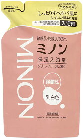 【早い者勝ち！最大400円OFFクーポン配布】 ミノン 薬用保湿入浴剤 詰替 400mL