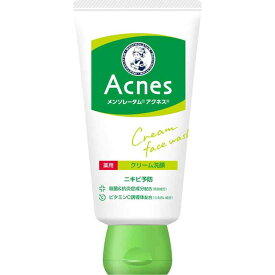 メンソレータム アクネス ニキビ予防 薬用クリーム洗顔 130g