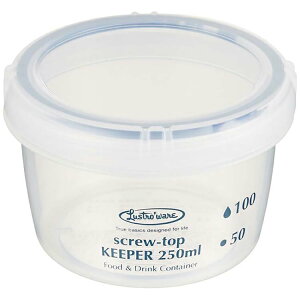 岩崎工業 保存容器 プラスチック スクリュートップキーパー 250 浅型 抗菌 250ml B-2270KN ( シェーカー プロテイン スムージー コーヒー コーヒー豆 小麦粉 紅茶 調味料 )