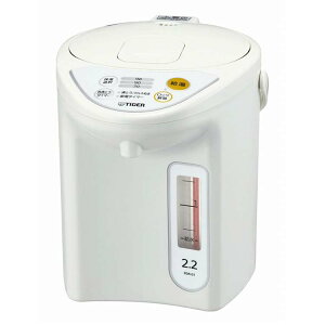 タイガー魔法瓶 魔法瓶 マイコン 電気 ポット 2.2L ホワイト PDR-G221-W Tiger