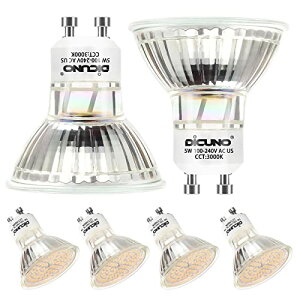 DiCUNO LED�d�� GU10���� 50W�`�n���Q�������i5W�j �d���F 3000K 500lm�@ AC100-240V�@LED�X�|�b�g���C�g 6�Z�b�g