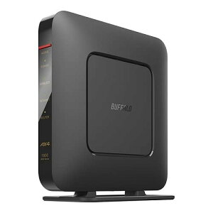 �o�b�t�@���[ WSR-1800AX4S/DBK [Wi-Fi 6(11ax)�Ή�Wi-Fi���[�^�[ 1201+573Mbps AirStation]