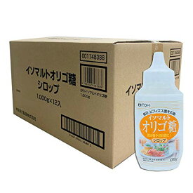 井藤漢方製薬 イソマルト オリゴ糖 シロップ1000g [ケース売り] 甘味料植物由来