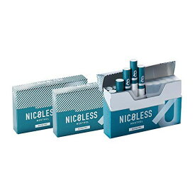 【セット】 NICOLESS ニコレス メンソール 3箱 (1箱 20本入り) IQOS互換機 加熱式