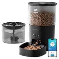 IMIPAW 自動給餌器 猫 給水器一体 WI-FI連動型 5G対応【2026新モデル】 3L容量 2WAY給電 手動給餌 自動餌…