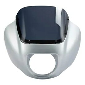 クォーターフェアリングフロントガラスハーレーストリートボブFXBB 18-24 バラクーダシルバーに適合 Quarter Fairing Windshield Fit For Harley Street Bob FXBB 18-24 Barracuda Silver 【並行輸入品】