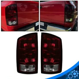 レッドスモーク 2002-2006 ダッジラム 1500 03-06 2500 3500 テールライトランプ LH + RH Red Smoked For 2002-2006 Dodge Ram 1500 03-06 2500 3500 Tail Lights Lamps LH+RH