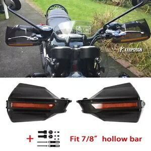 2x ubN 7/8 C` nhK[h V[h hveN^[ Triumph T120 Xg[g cCp 2x Black 7/8" Handguards Shield Windproof Protector For Triumph T120 Street Twin