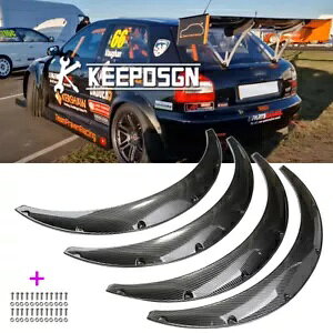 AEfB A3 S3 RS3 tF_[tAzC[A[`Ch{fB}bhK[hJ[{bN 35" For Audi A3 S3 RS3 Fender Flares Wheel Arches Widebody Mudguard CARBON Look 35"