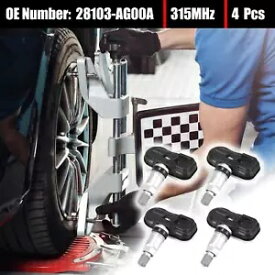 4 個 315MHz 28103-AG00A タイヤ空気圧センサー TPMS スバル レガシィ トライベッカ用 4 Pcs 315MHz 28103-AG00A Tire Pressure Sensor TPMS for Subaru Legacy Tribeca