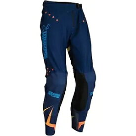 Moose オフロード モトクロス用 ネイビー/オレンジ アグロイド パンツ - メンズ サイズ 38 2901-9269 Moose Navy/Orange Agroid Pants for Offroad Motocross - Men's Size 38 2901-9269 【並行輸入品】