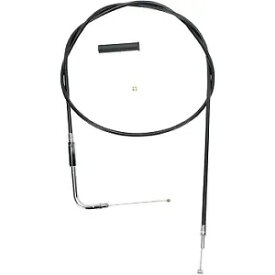 DRAG SPECIALTIES 0650-1076 ブラックビニール スロットル/アイドルケーブル DRAG SPECIALTIES 0650-1076 Black Vinyl Throttle/Idle Cable