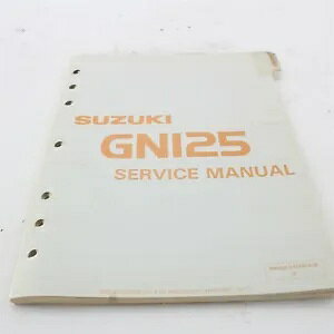 1983 XYL GN125 HT[rX}jA 99500-31000-03E 1983 Suzuki GN125 Factory Service Information Manual 99500-31000-03E