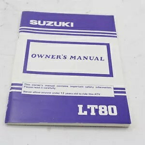 1992 �X�Y�L LT80 �I�[�i�[���}�j���A�������q 99011-40B56-03A OEM 1992 Suzuki LT80 Owners Information Manual Booklet 99011-40B56-03A OEM �y���s�A���i�z
