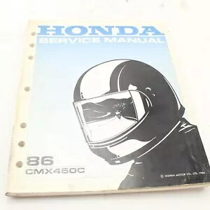 1986 �z���_ CMX450C �H��T�[�r�X���}�j���A�� 61MM200 1986 Honda CMX450C Factory Service Information Manual 61MM200