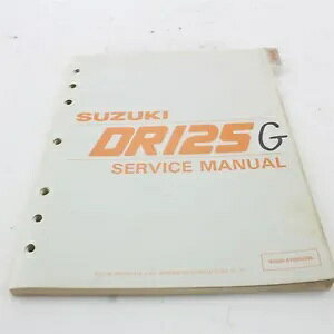 1986 �X�Y�L DR125G �H��T�[�r�X���}�j���A�� 99500-41080-03E 1986 Suzuki DR125G Factory Service Information Manual 99500-41080-03E �y���s�A���i�z