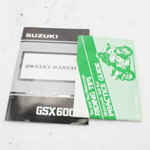 1991�N �X�Y�L �J�^�i GSX600F GSX600 �戵������ 99011-19C53-03A + �X�L���e�X�g 1991 Suzuki Katana GSX600F GSX600 Owner's Manual 99011-19C53-03A + skills test �y���s�A���i�z