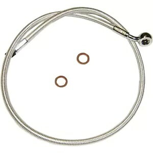 18-20 �n�[���[ FXBR/S �}�O�i�� DOT ABS ��p�A�b�p�[�u���[�L���C�� 10mm/90 21 18-20 for Harley FXBR/S Magnum DOT ABS-Specific Upper Brake Line 10mm/90 21 �y���s�A���i�z