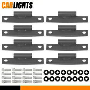 8x {fBTChhAqWZbg (lWt) HMMWV nr[ M998 4 hA 12338650 ɓK Fit For 8x Body Side Door Hinge Set w/ screws HMMWV Humvee M998 4 Doors 12338650