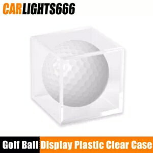 NASt{[fBXvC{bNXvX`bNL[uP[XNX^XNGAX^bJuz_[ Clear Golf Ball Display Box Plastic Cube Case Crystal Square Stackable Holder
