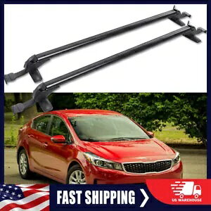 43.3 �Ԃ̃g�b�v���[�t���b�N�N���X�o�[�ݕ��L�����A�A���b�N�t�� Kia Sportage �t�H���e�p 43.3 Car Top Roof Rack Cross Bars Cargo Carrier w/ Lock For Kia Sportage Forte �y���s�A���i�z