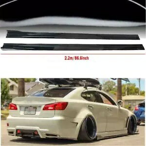 86.6 "TChXJ[gXvb^[gbJ[plNTX IS 250 300 350 200T 86.6" Side Skirts Splitter Extension Rocker Panel For Lexus IS 250 300 350 200T