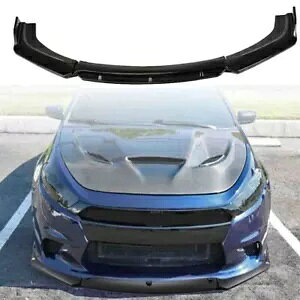 �_�b�W�_�[�g 2013-2018 �O���X�u���b�N�t�����g�o���p�[���b�v�X�v���b�^�[�X�|�C���[�{�f�B�L�b�g For Dodge Dart 2013-2018 Gloss Black Front Bumper Lip Splitter Spoiler Body Kits �y���s�A���i�z