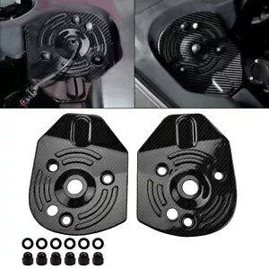 �R���x�b�g C8 �X�e�B���O���[ Z51 Z06 �J�[�{���t�@�C�o�[���A�X�g���b�g�^���[�J�o�[�Z�b�g 2 �� For CORVETTE C8 Stingray Z51 Z06 CARBON FIBER REAR STRUT TOWER COVERS SET 2PCS