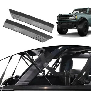 ���[���o�[ D �s���[�v���e�N�^�[���`�g�����J�o�[�t�H�[�h�u�����R 21-22 2/4 Drs Roll Bar D-Pillar Protector Molding Trim Cover for Ford for Bronco 21-22 2/4 Drs �y���s�A���i�z