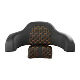 リアパック トランク パッセンジャー バックレスト インディアン ロードマスター 15-23 ブラック オレンジに適合 Rear Pack Trunk Passenger Backrest Fit For Indian Roadmaster 15-23 Black Orange