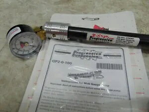 vObVu TXyV ~j GA |vAQ[Wt ̂܂܁Aʐ^Q P/N: GP2-0-100 Progressive Suspension Mini Air Pump W/ Gauge AS IS SEE PICS P/N: GP2-0-100