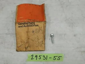 n[[ Be[W NOS }Olg Jo[ lW & bV[  1 P/N: 29531-55 Genuine Harley Vintage NOS Magneto Cover Screw & Washer QTY 1 P/N: 29531-55